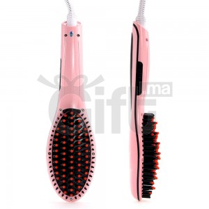Brosse à cheveux Lisseur Hair Brush Straightener Peigne Massager LCD Fer Lisser