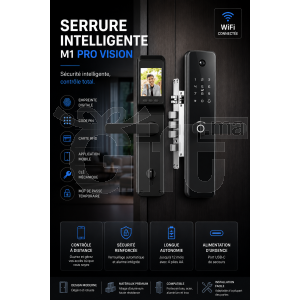 Serrure Intelligente M1 Pro Vision WiFi