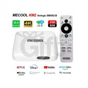 Mecool Mecool KM2 2021 - Smart Android TV Box-4K UHD- Blanc