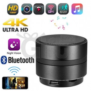 Haut Parleur Bluetooth Caméra de Surveillance WIFI HD accès a Distance 4K