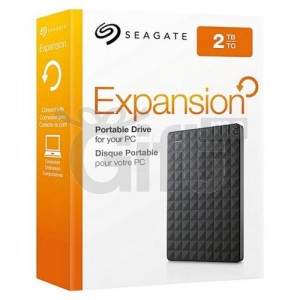 Seagate Disque Dur Externe HD Portable Expansion 2,5" - 2 To - USB 3.0 - Noir