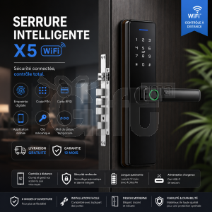Serrure intelligente X5 Wifi