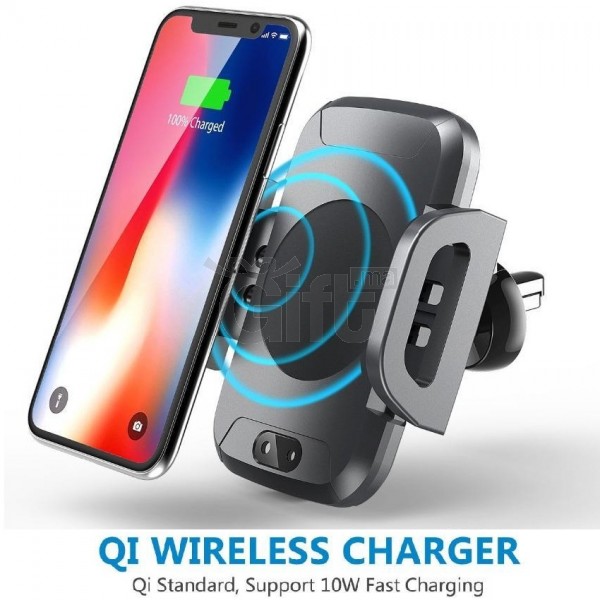 Car Holder Mount Phone & Wireless Charger 2 in 1