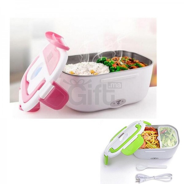 2L Boîte à Lunch Électrique Boîte de Nourriture Portable Boite Chauffante  Repas Cuiseur à Riz à