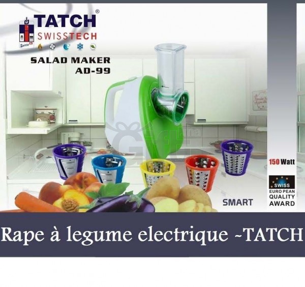 Râpe légumes électrique - Tatch Swisstech