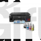 Canon Imprimante Multifonction WiFi PIXMA G3411 Jet d'encre, Jeu de bouteilles inclus + 1 bouteille d'encre noir supplémentaire