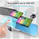 Dashcam - Rétroviseur Voiture avec écran tactile caméra double objectif Full HD 1080p DVR WIFI  + Caméra arrière