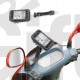 Support de Téléphone Pour Moto & Vélo - Rear-View Mirror Mount Mobile Phone Holder Sac étanche pour Téléphones, GPS etc..