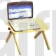 Table en Bois Avec Ventilateur d'Ordinateur Portable