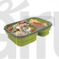 Lunch box en silicone à double compartiment