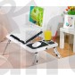 Table pliante pour PC avec ventilateur de refroidissement