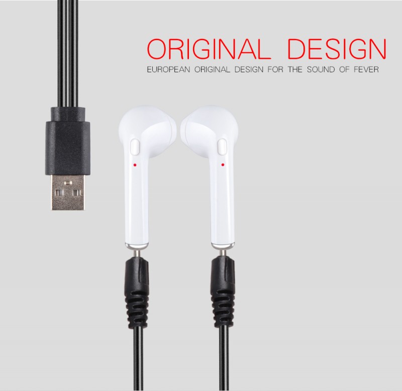  I7 TWS - Jumeaux Écouteurs Sans Fil Bluetooth Petit et léger, Conception Furtiv Offres en ligne chez Gift.ma boutique de cadeaux le moins cher au Maroc